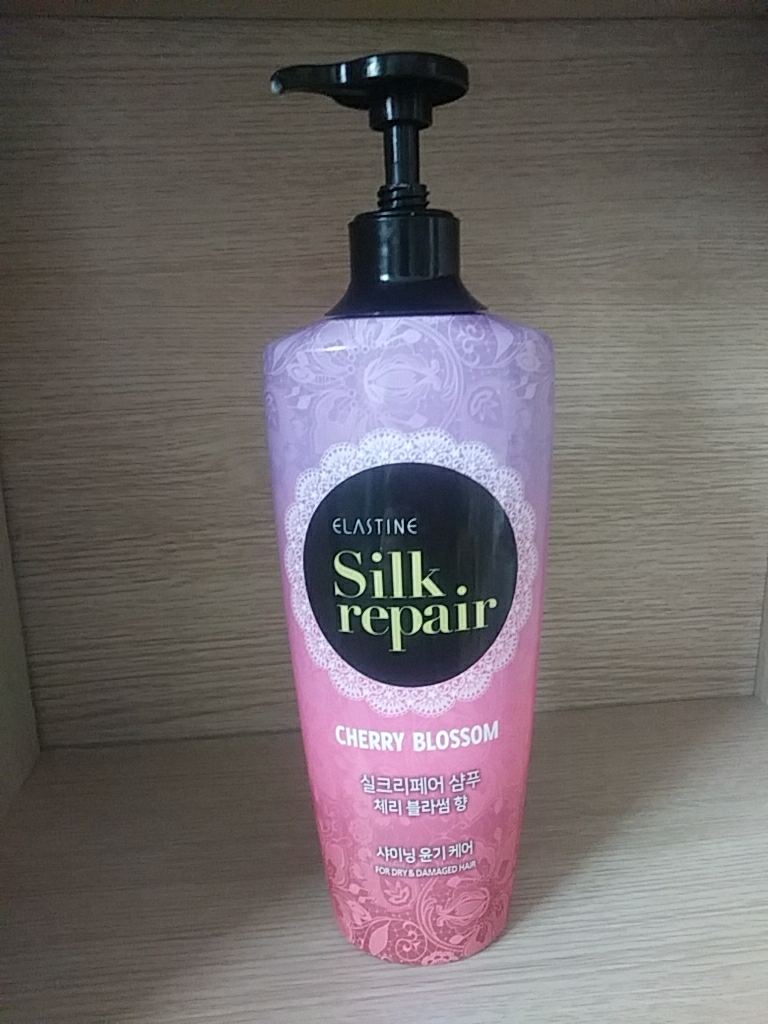 Real user review photo of Silk Repair Cherry Blossom Shampoo