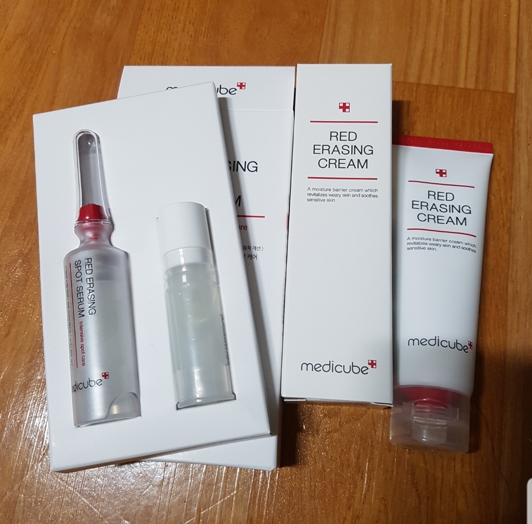 Real user review photo of Red Erasing Spot Serum