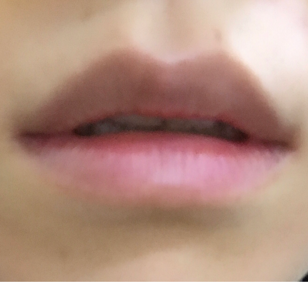 Real user review photo of Replenishing Lip Balm with Pomegranate Oil