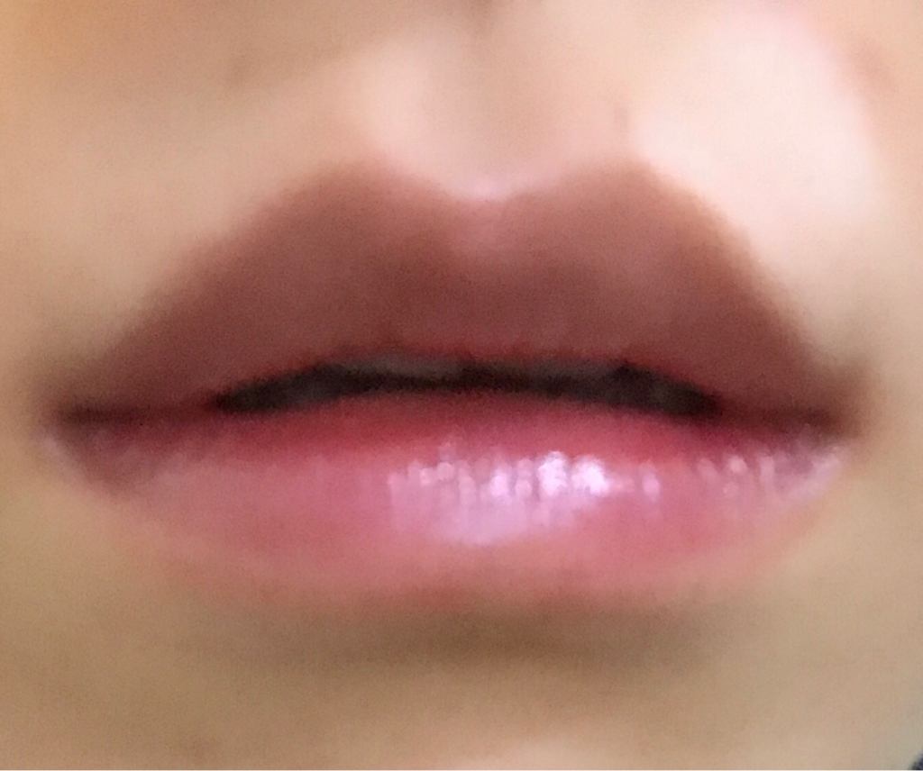 Real user review photo of Replenishing Lip Balm with Pomegranate Oil