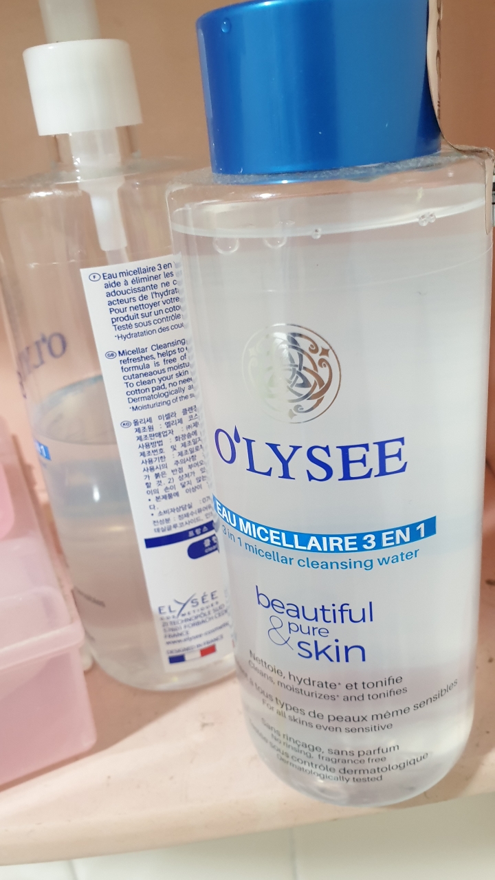 3in1 微细胞洁面水的真实用户使用照片