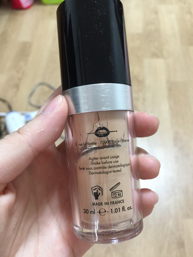 Real user review photo of Ultra HD Invisible Cover Foundation [115=R230 Ivory]
