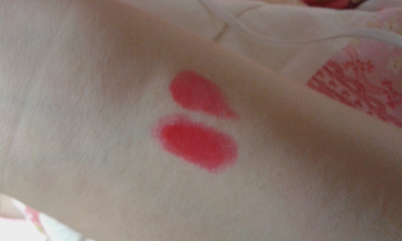 Real user review photo of Water Sliding Tint [No. 6 Wild Strawberry]