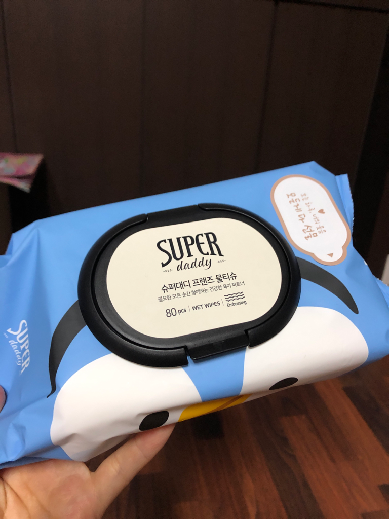 슈퍼대디 (SUPERDADDY) 슈퍼대디 프렌즈 물티슈 [펭귄] review image