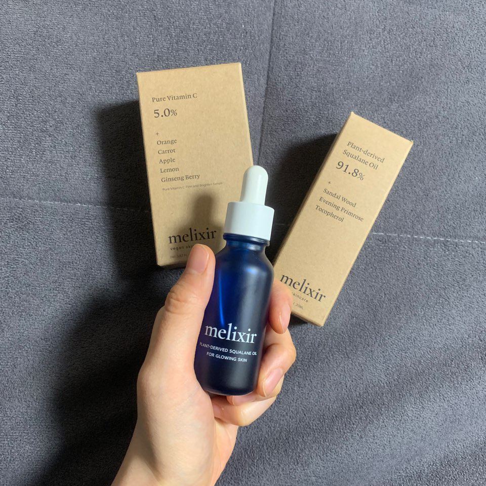 Real user review photo of Vegan Squalane Face Oil