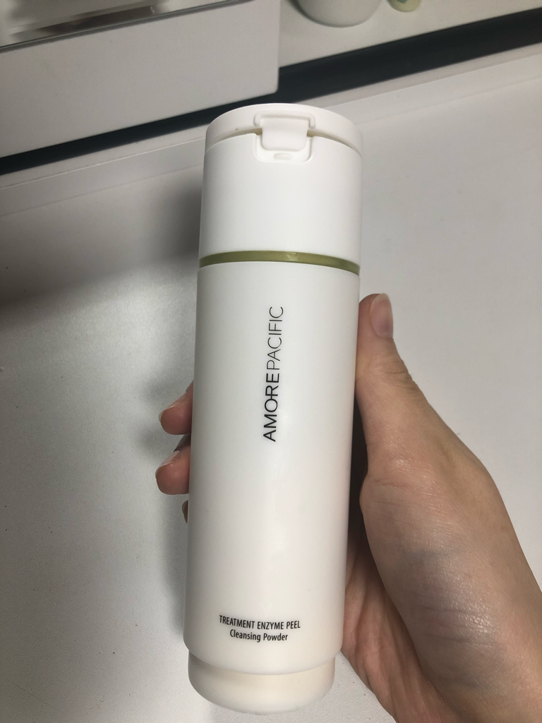 Real user review photo of Treatment Enzyme Peel Cleansing Powder