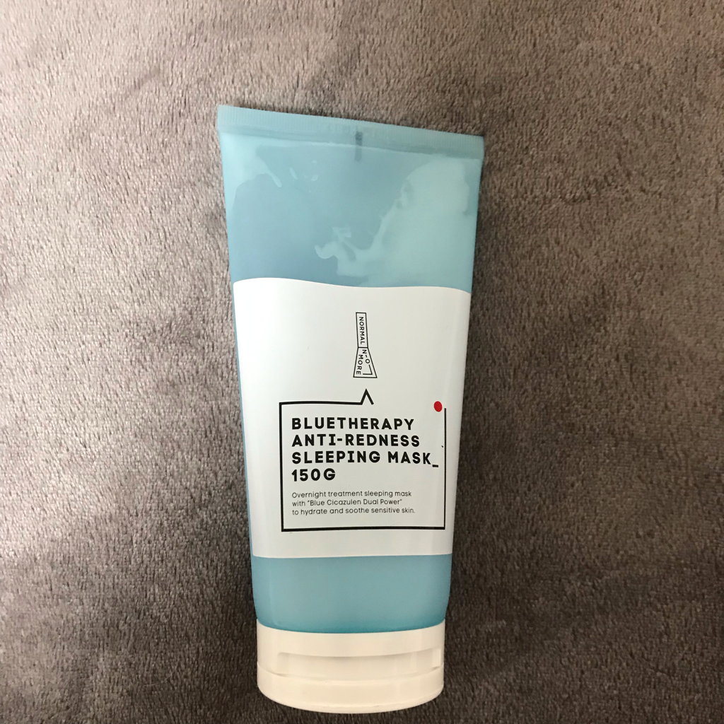 蓝色疗法抗红血丝睡眠面膜的真实用户使用照片