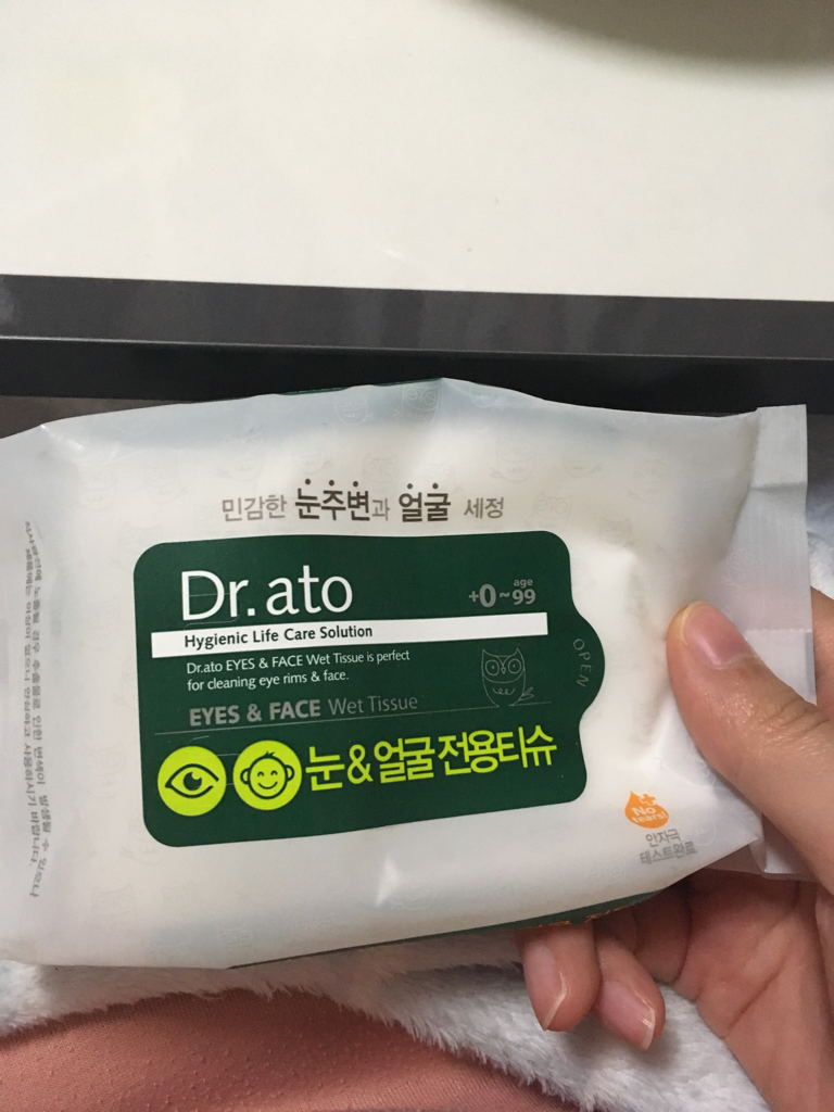 Dr.ato 眼睛和脸部专用纸巾 common.review image