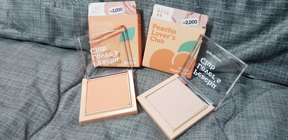 Real user review photo of Peach Baby Like Highlighter