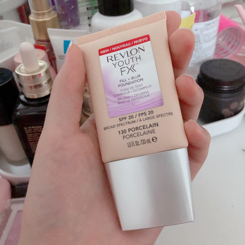 Real user review photo of Youth f(x) Peel Blur Foundation [SPF20] [150 Buff]