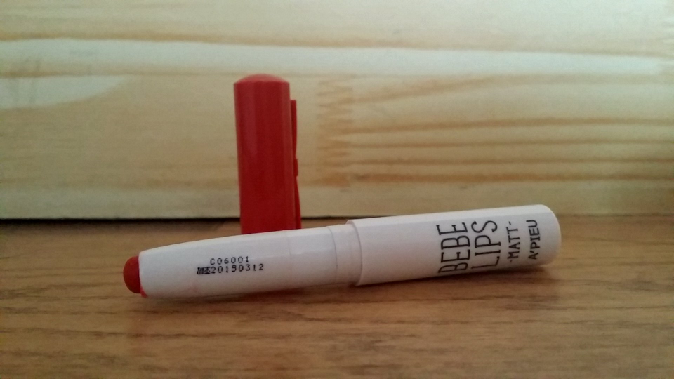 Real user review photo of Bebe Lips [MOR01 Bebe Grapefruit]