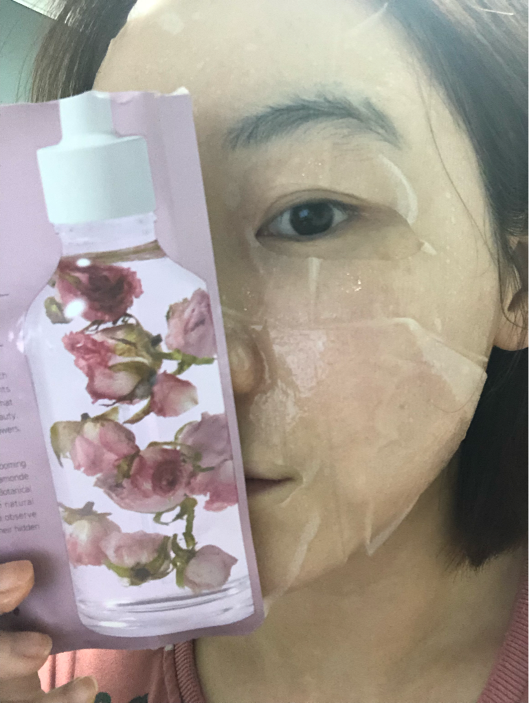 Real user review photo of Flower Lab Essence Mask [Hibiscus]