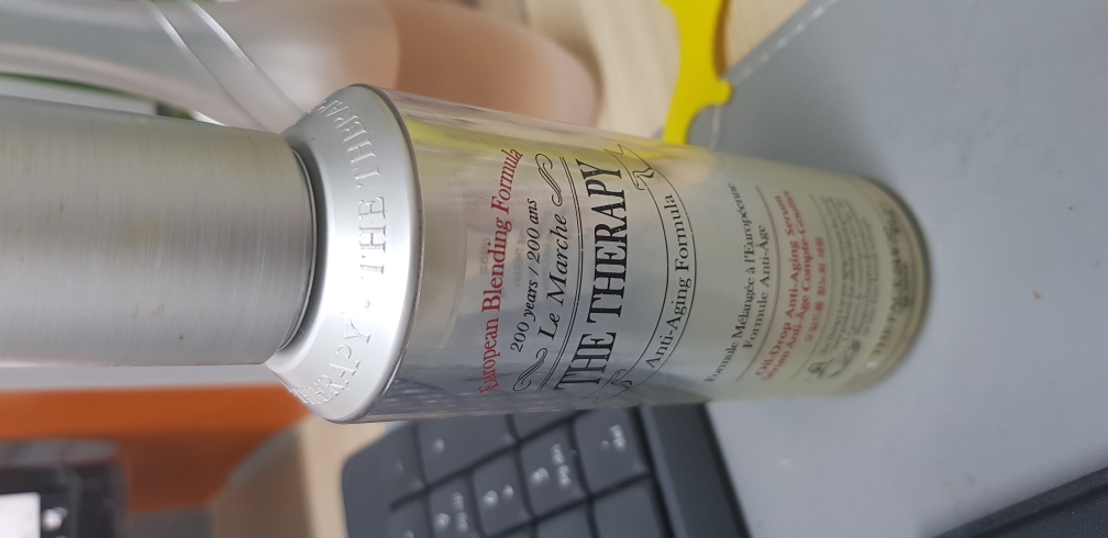 Real user review photo of The Therapy Oil Drop Anti-Aging Serum