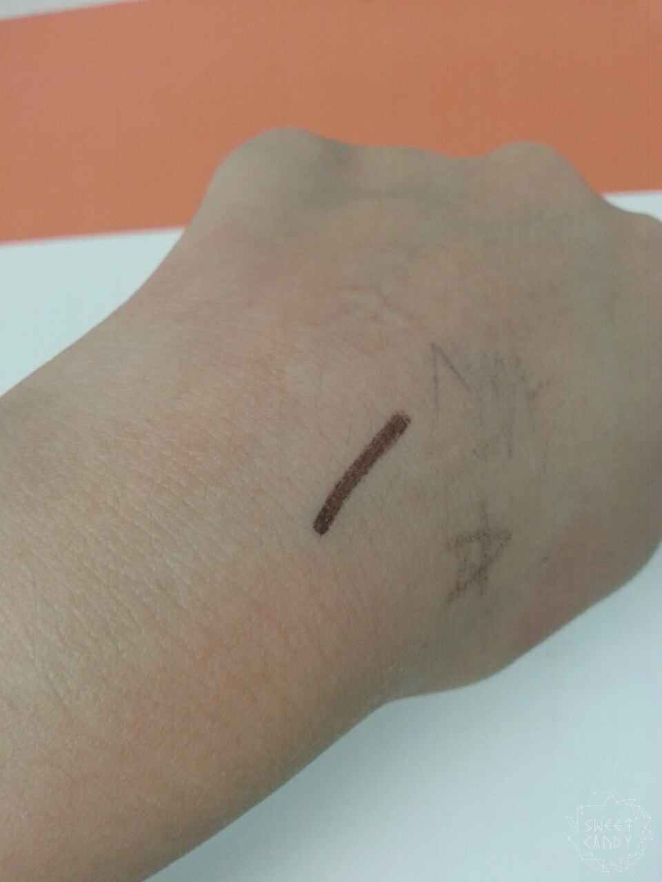 Real user review photo of Auto Pencil Liner [No. 2 Pearl Brown]