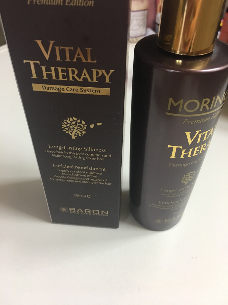 Real user review photo of Moringa Vital Therapy Hair Essence