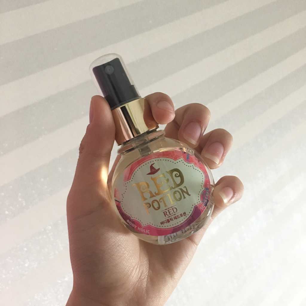 身体喷雾 [红色药水］的真实用户使用照片