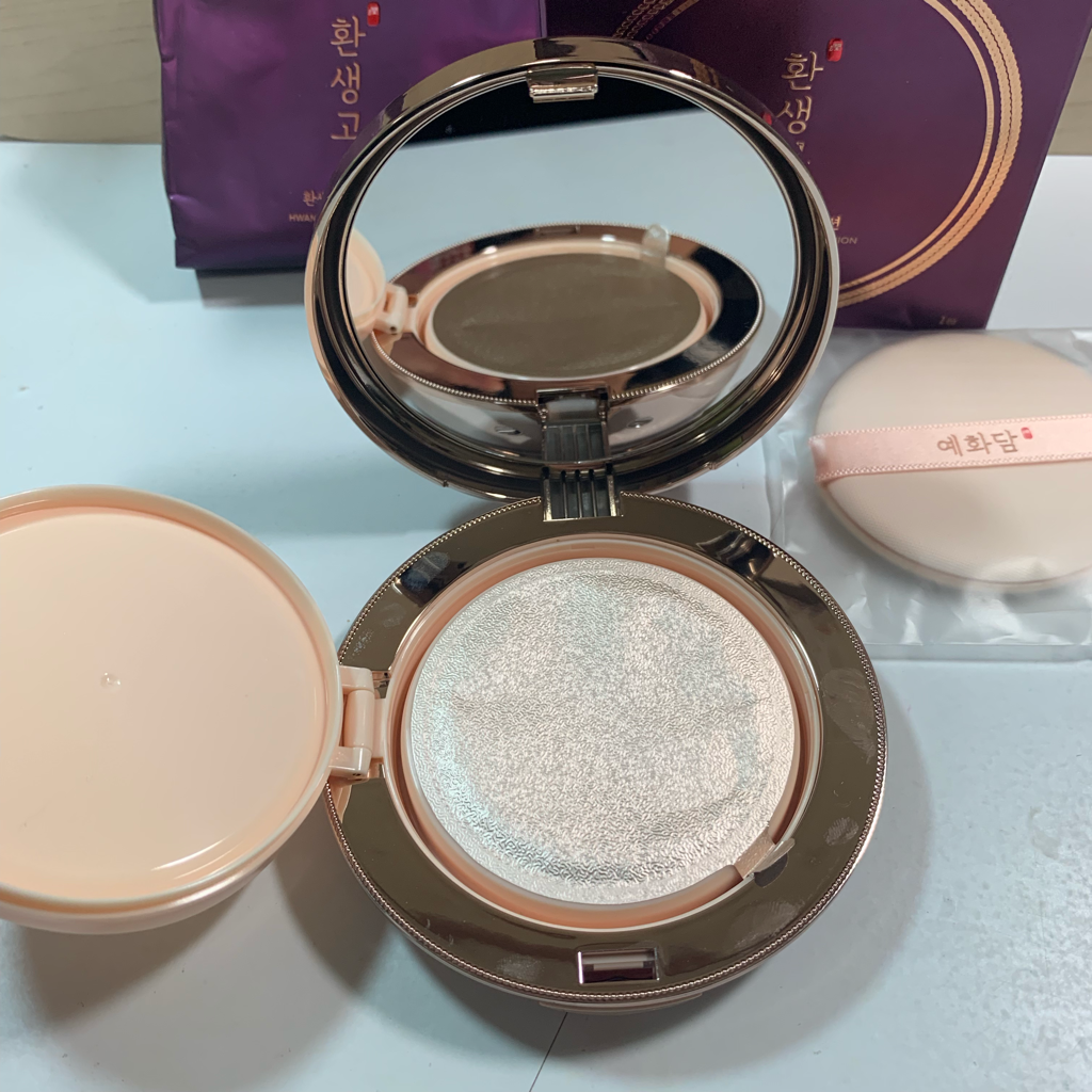 예화담 환생고 비비 쿠션 [SPF50+/PA+++] [21호 라이트베이지] review image