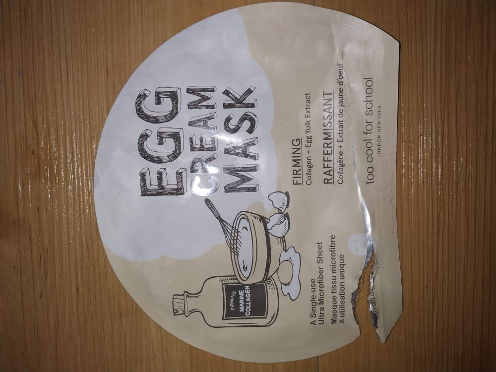 toocoolforschool Egg Cream Mask [Firming] review image