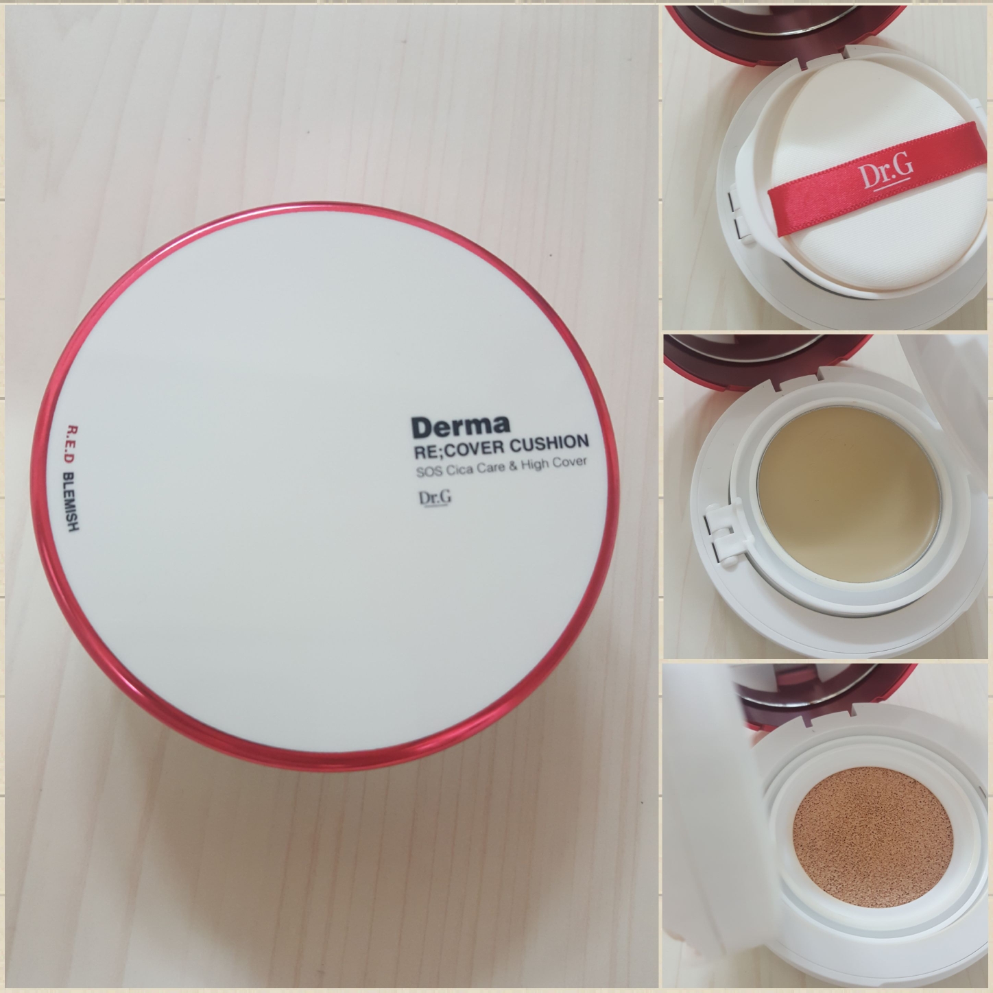 닥터지 (Dr.G) 레드 블레미쉬 리커버 쿠션 [SPF50+/PA+++] [21호 라이트커버] review image