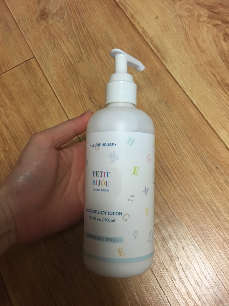 Real user review photo of Petit Bijou Cotton Snow Moisture Body Lotion