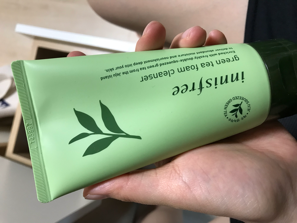 Real user review photo of Green Tea Foam Cleanser