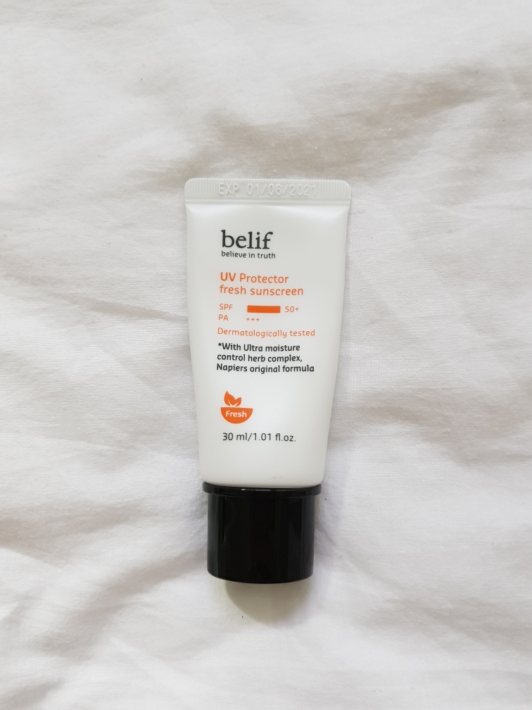 belif UV Protector Fresh Sunscreen [SPF50+/PA+++] review image
