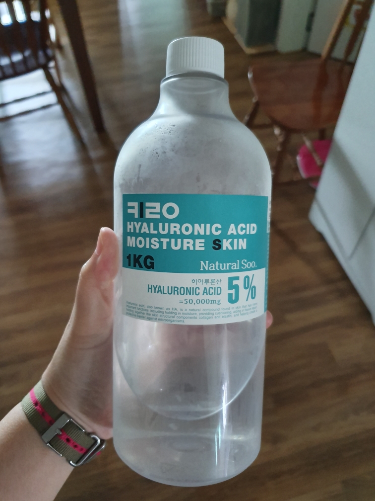 玻尿酸保湿水的真实用户使用照片