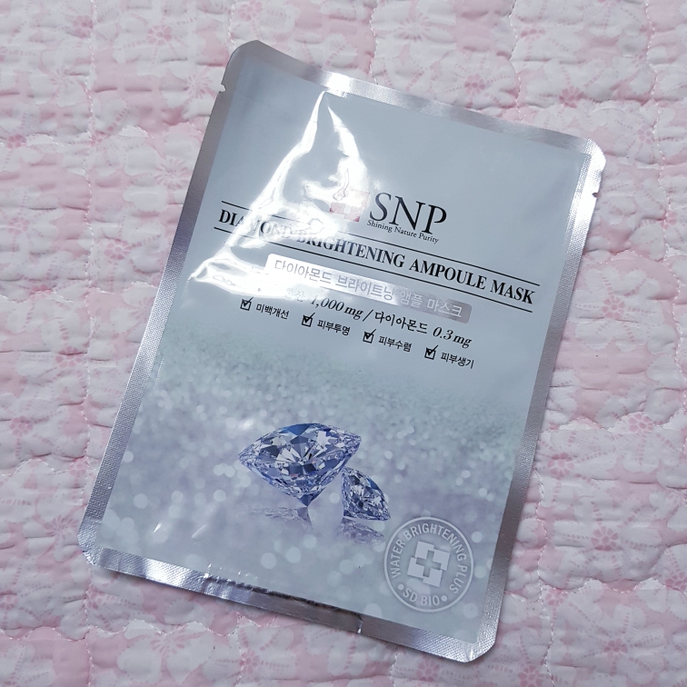 Snp (에스엔피) 다이아몬드 브라이트닝 앰플 마스크 review image