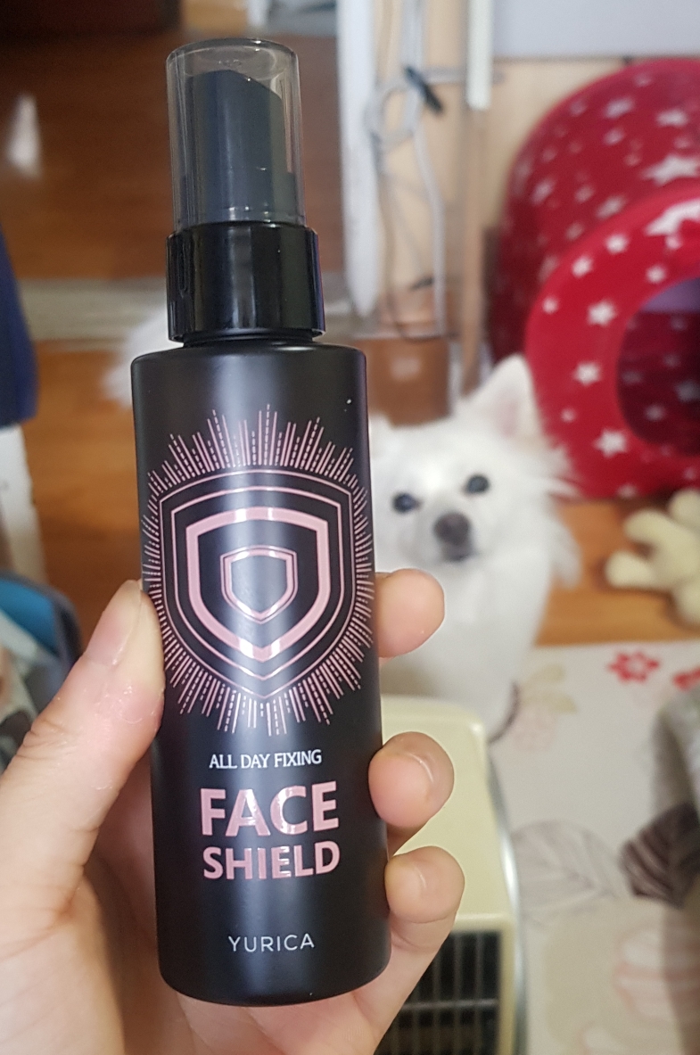 Real user review photo of face shield