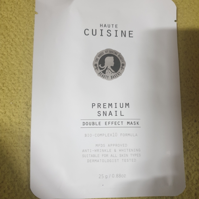 뷰티베이커리 (BEAUTYBAKERY) 오뜨퀴진 프리미엄 스네일 더블 이팩트 마스크 review image