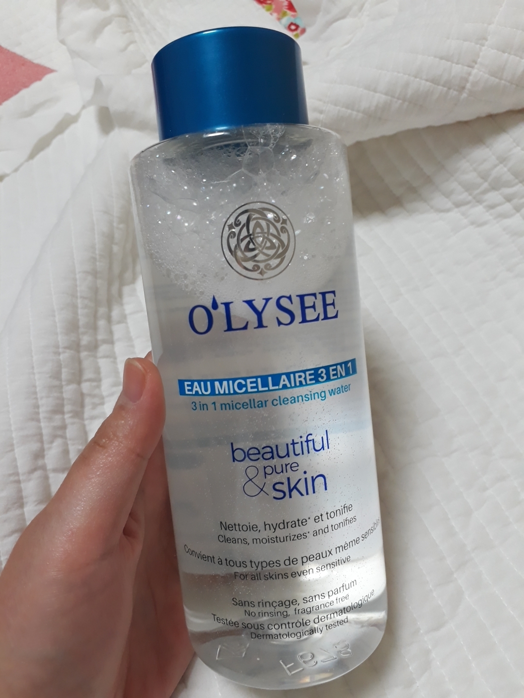 3in1 微细胞洁面水的真实用户使用照片