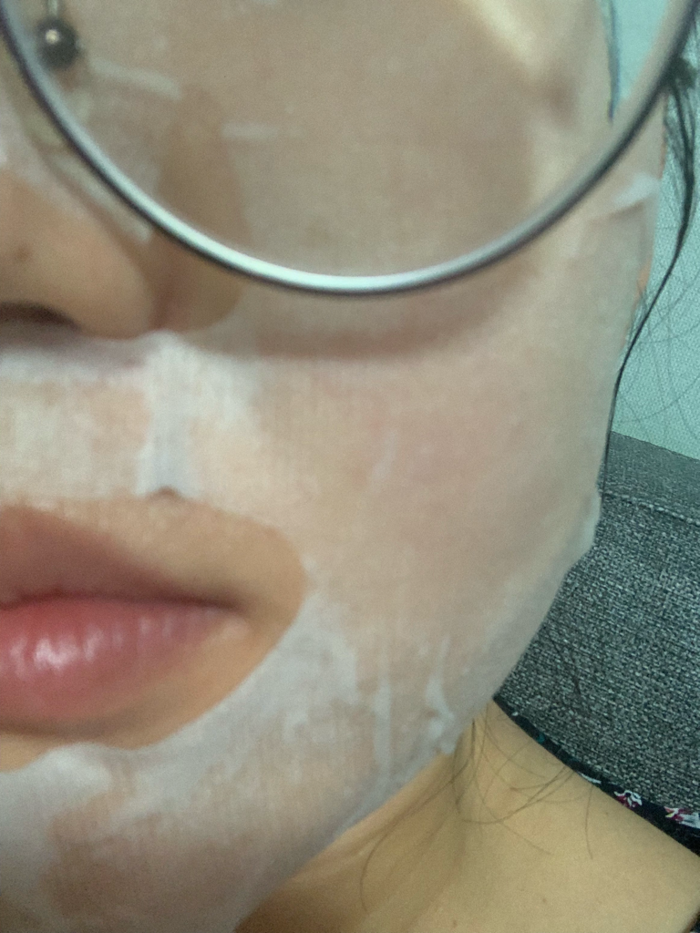 Real user review photo of Flower Lab Essence Mask [Hibiscus]