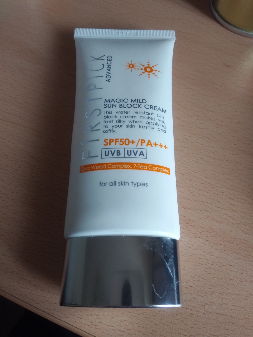 Real user review photo of Magic Mild Sun Block Cream [SPF50+/PA+++]