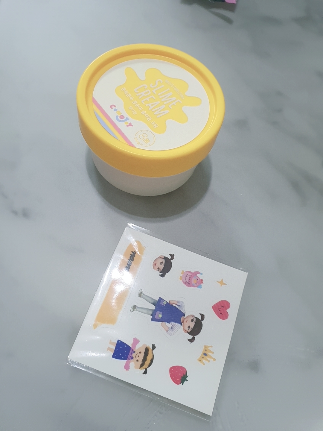 꼬모조이 (comojoy) 쫀득쫀득 콩순이 슬라임 크림 review image