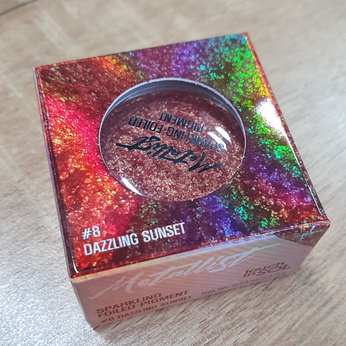 터치인솔 (TouchinSol) 메탈리스트 스파클링 포일드 피그먼트 [8호 대즐링선셋] review image