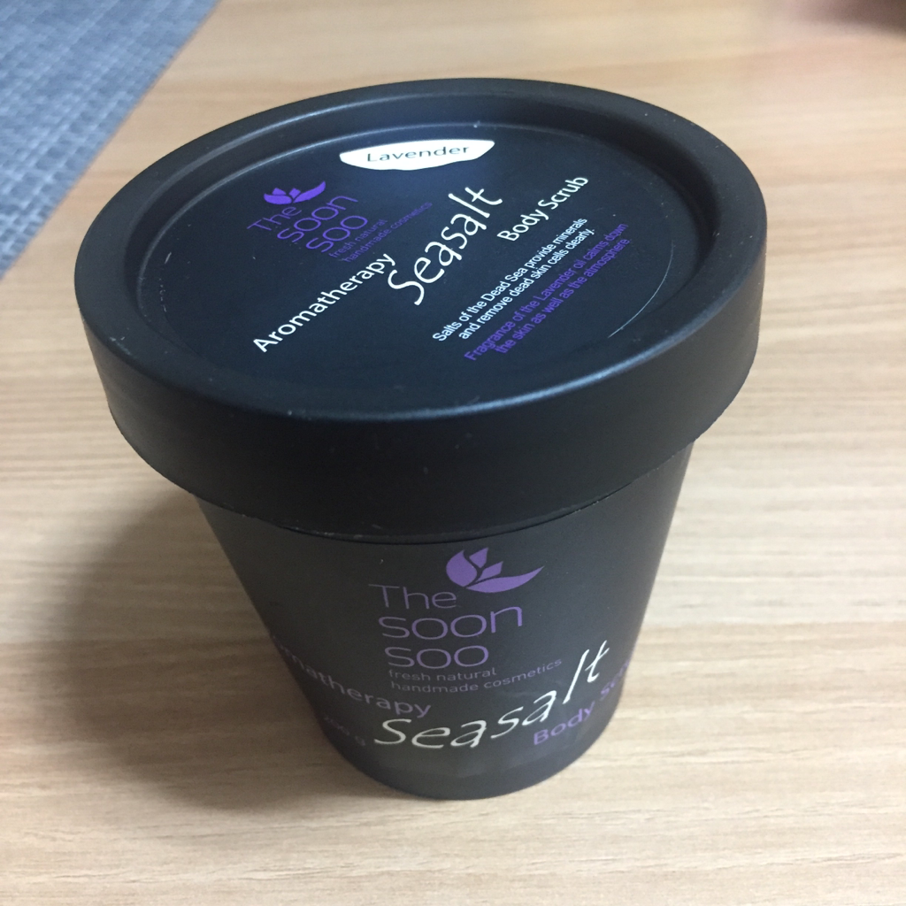 더순수 (Thesoonsoo) 아로마테라피 씨솔트 바디스크럽 [라벤더] review image