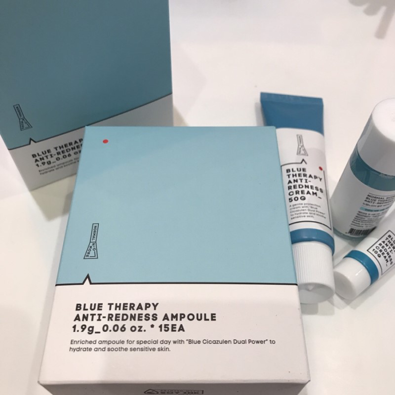 蓝色疗法抗红血丝安瓶的真实用户使用照片