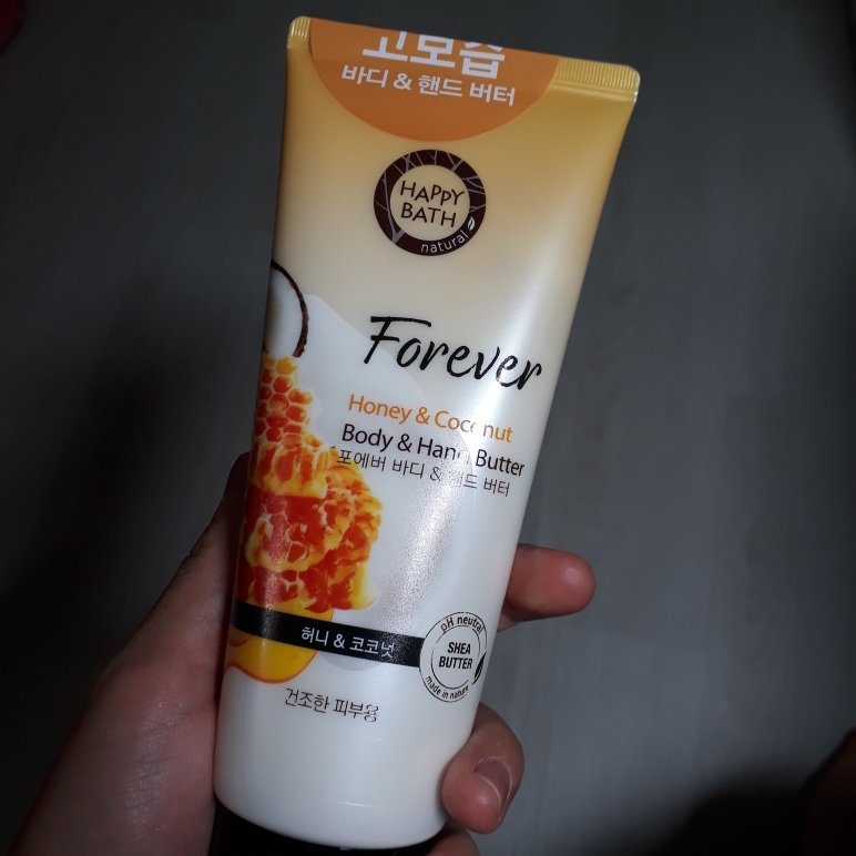 해피바스 (HAPPYBATH) 포에버 바디 버터 [허니앤코코넛] review image