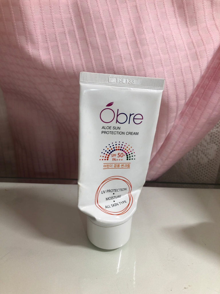 Real user review photo of Aloe Sun Protection Cream [SPF50+/PA+++]