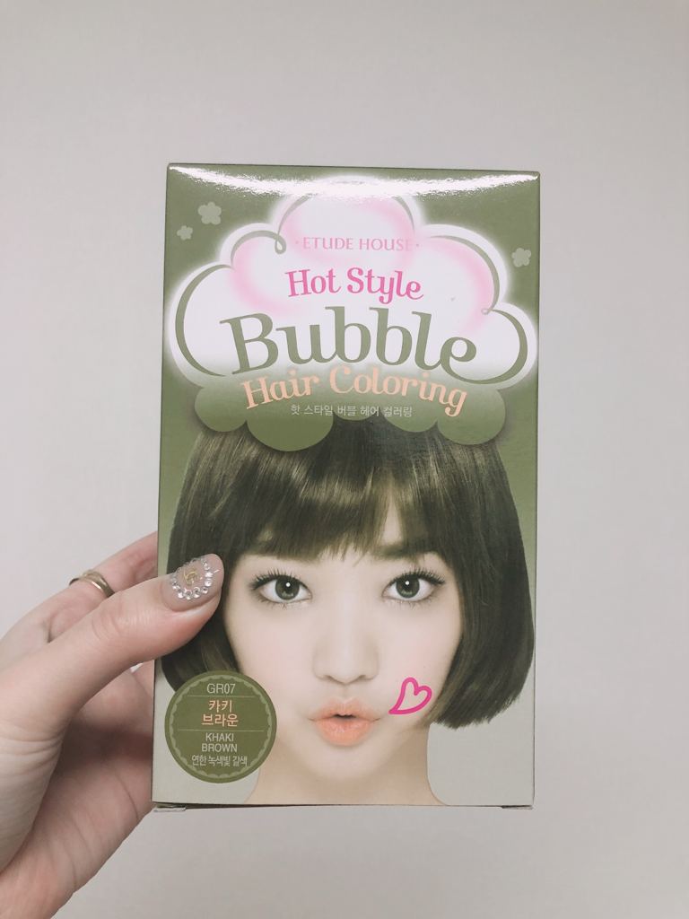 에뛰드 (ETUDE) 핫 스타일 버블 헤어 컬러링 [GR07 카키브라운] review image