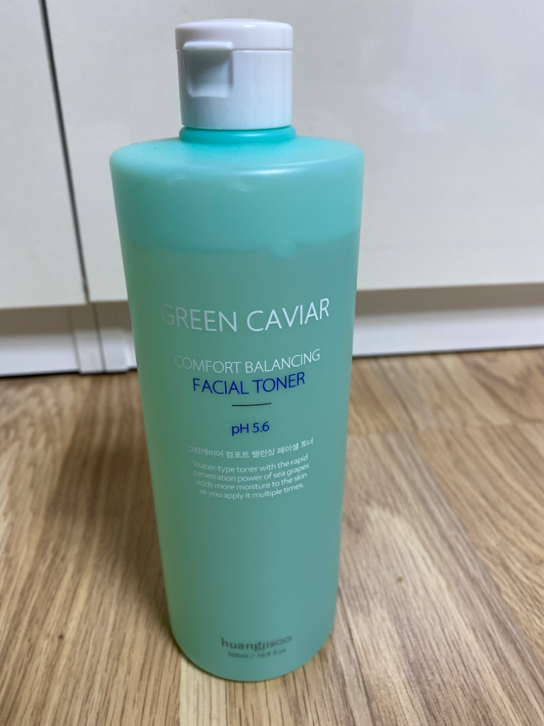 huangjisoo 绿鱼子精华舒适平衡爽肤水 common.review image