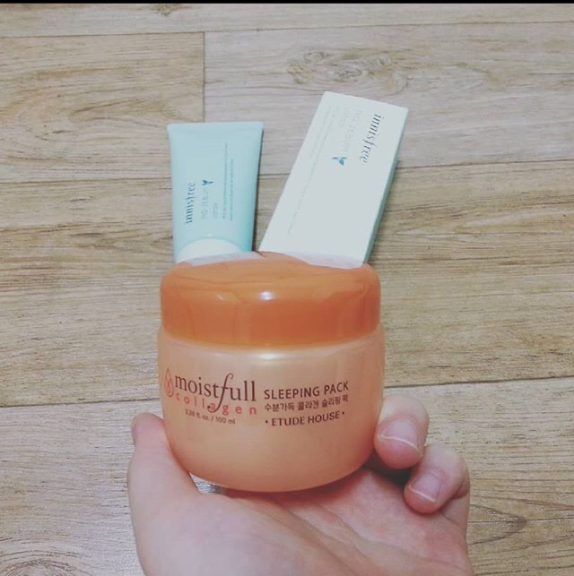 ETUDE Moisture-filled collagen sleeping pack review image