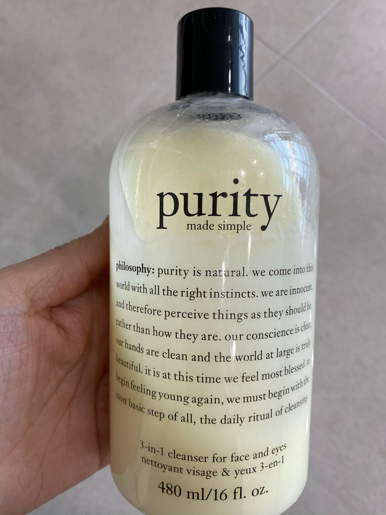 philosophy Purity Made Simple 3 in 1 Cleanser for Face and Eyes review image