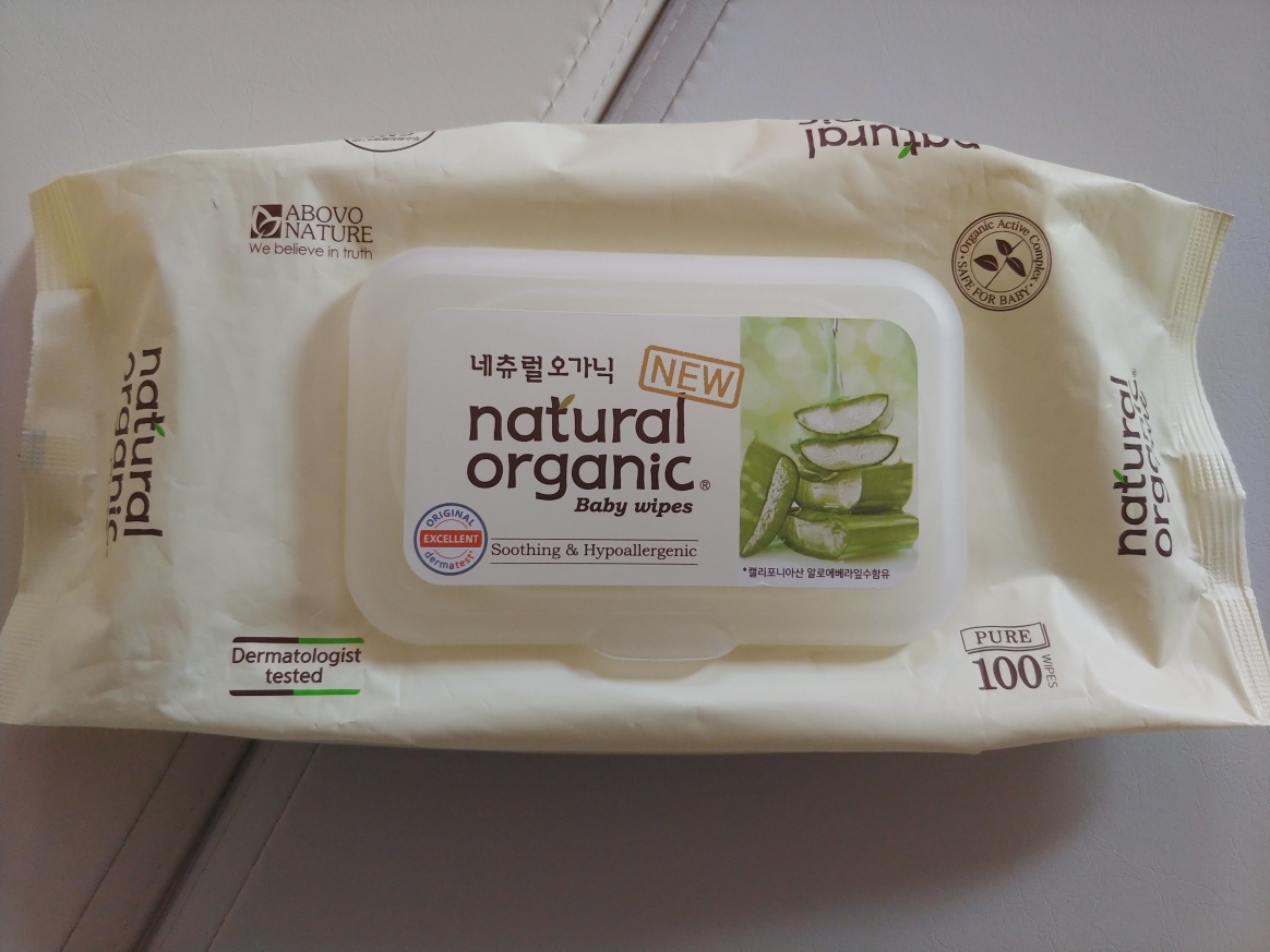 네츄럴오가닉 (naturalorganic) 퓨어 플레인 물티슈 review image