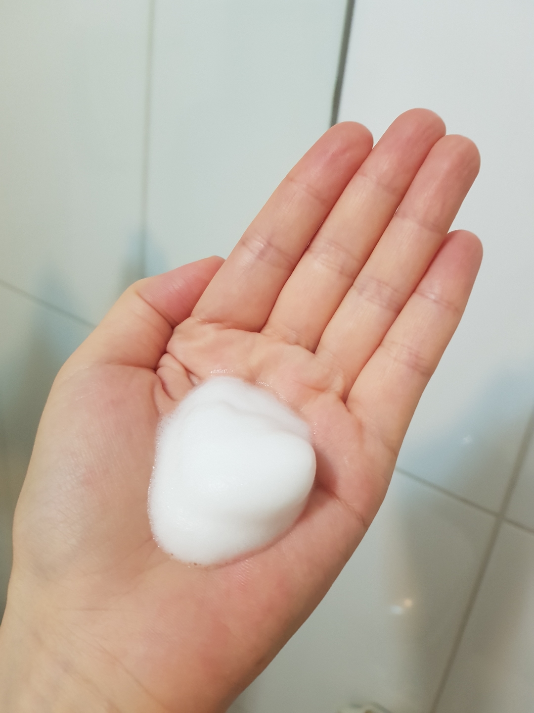 山羊奶儿童洁面乳的真实用户使用照片