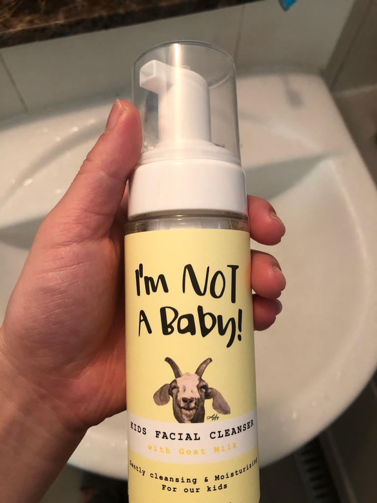 아임낫어베이비 (I'mNOTABaby) 고트밀크 키즈 페이셜 클렌져 review image