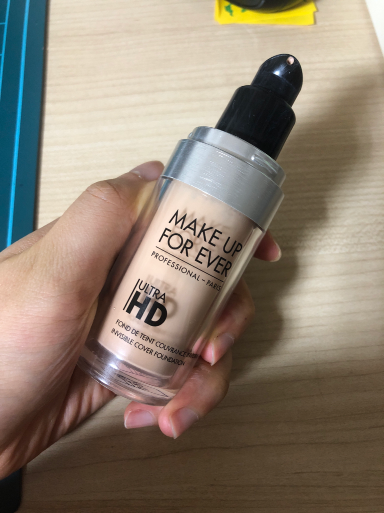 Real user review photo of Ultra HD Invisible Cover Foundation [115=R230 Ivory]