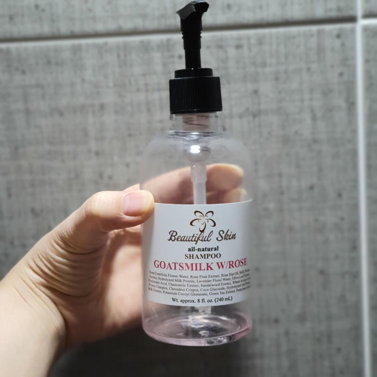 玫瑰牛奶洗发露的真实用户使用照片