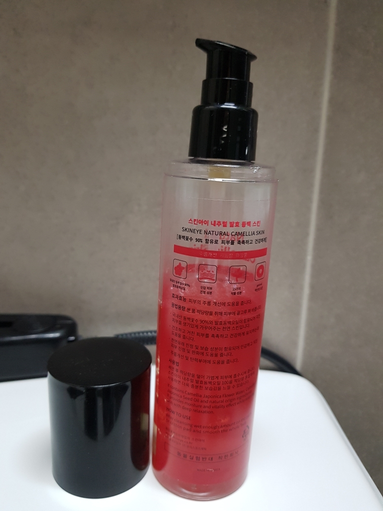 天然发酵山茶花护肤液的真实用户使用照片