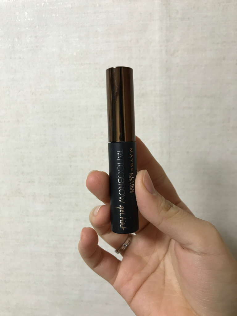 Real user review photo of Tattoo Brow Gel Tint [Dark Brown]